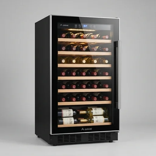Aobosi 33-Bottle Compressor Wine Fridge