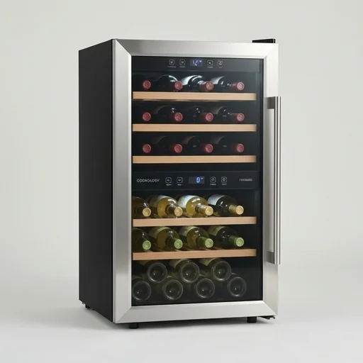 Cookology CWC600SS Dual Zone Wine Cooler