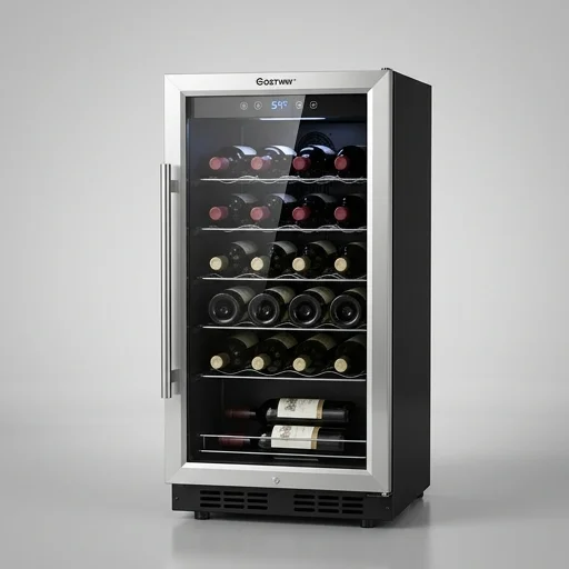 Costway 12-Bottle Wine Cooler