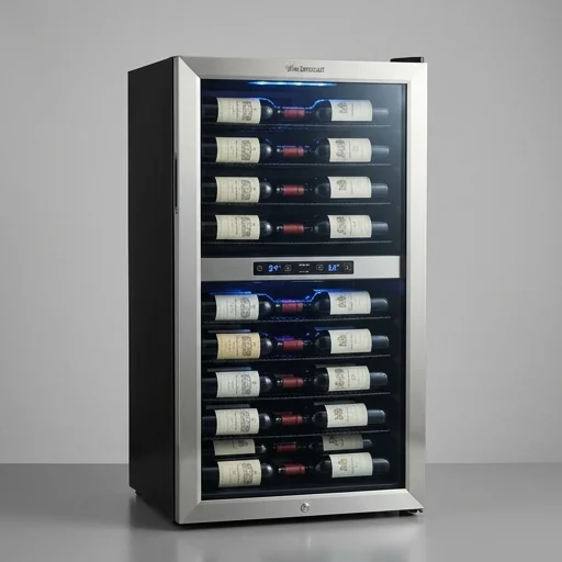 Wine Enthusiast Silent 32 Bottle Wine Cooler